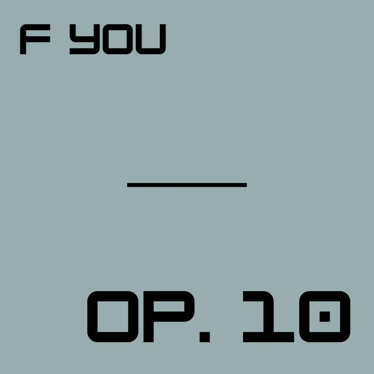 F you