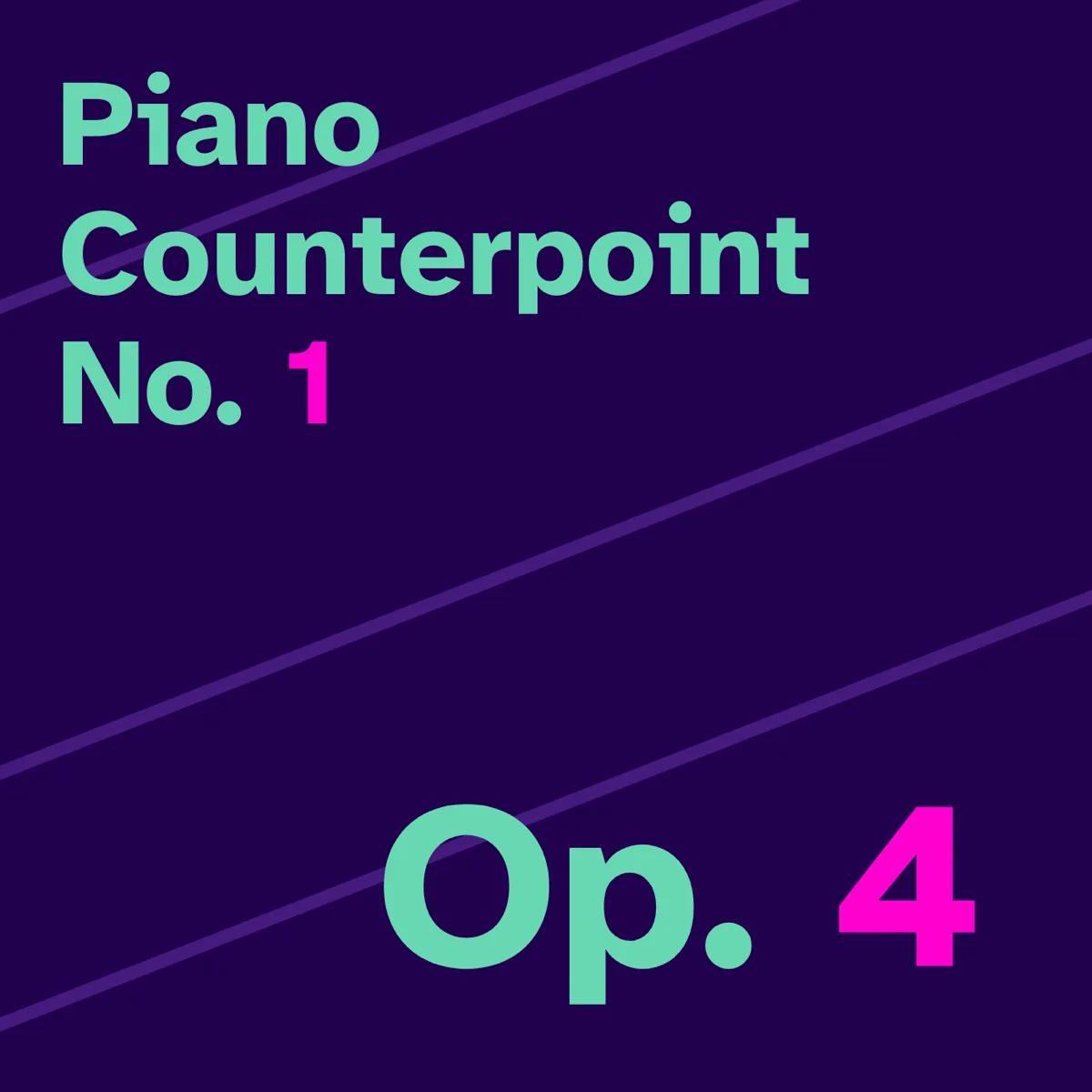Piano Counterpoint No. 1